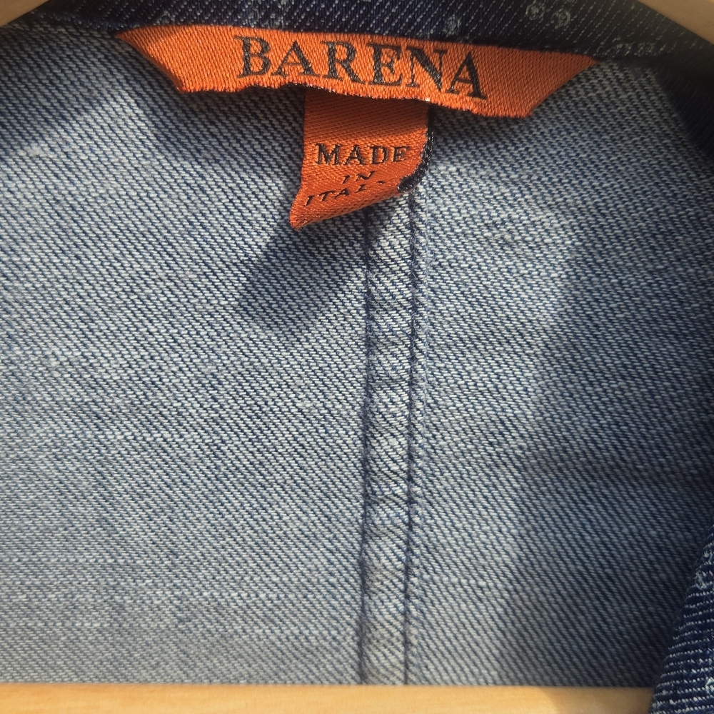 Men's Blue Patterned Blazer - Picture 4 of 10